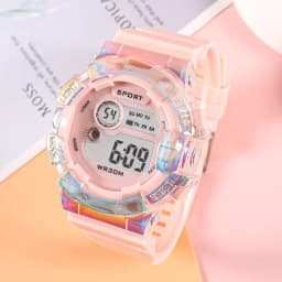 Sports Kids Watches Fashion LED Digital Watch for Boys and Girls Luminous Alarm-clock Students Electronic Wristwatch Gifts