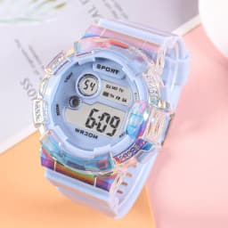 Sports Kids Watches Fashion LED Digital Watch for Boys and Girls Luminous Alarm-clock Students Electronic Wristwatch Gifts