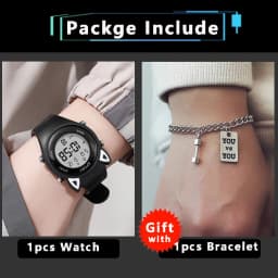 Children Student Electronic Watches for Girls and Boys Cute Cat Ear Digital Sport LED Simple Electronic Wrist Watch Kids Relogio