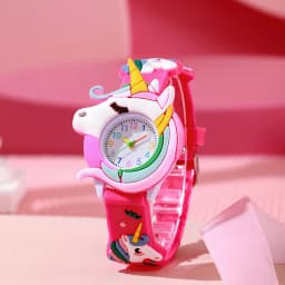 New Fashion Casual Cartoon Children Silicone Watch Women Watches Love Unicorn Watch Saturn Rainbow Meteor Girl Quartz Wristwatch