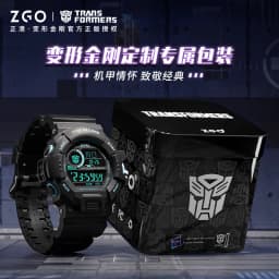 Transformers Co Branded Watch 2024 Waterproof Night Light Fashion Sports Boys Electronic Watch