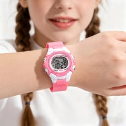 Fashion Electronic Wristwatch for Boys and Girls Simple Design Silicone Strap Kids Sports Watch Colorful LED Digital Watch Clock