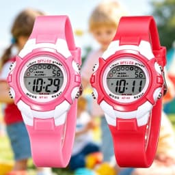 Fashion Electronic Wristwatch for Boys and Girls Simple Design Silicone Strap Kids Sports Watch Colorful LED Digital Watch Clock
