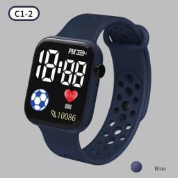 Kids Watch Sport LED Digital Watches Waterproof Electronic Wristwatch Spaceman LED Silicone Strap Sport Digital Watches
