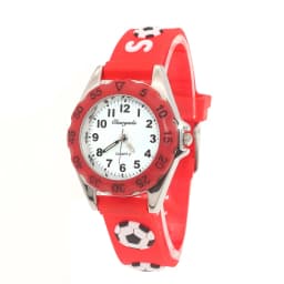High Quality New Fashion Color Cartoon Football Students Children Watch Quartz Watch Electronic Wristwatch Gifts Boys Watches