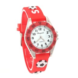 High Quality New Fashion Color Cartoon Football Students Children Watch Quartz Watch Electronic Wristwatch Gifts Boys Watches