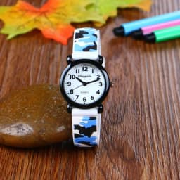 Brand Camo Strap Children's Watch Cartoon Quartz Watches Student Boy Girl Sports Army Fan Cool Wristwatch Dropshipping