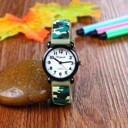 Brand Camo Strap Children's Watch Cartoon Quartz Watches Student Boy Girl Sports Army Fan Cool Wristwatch Dropshipping