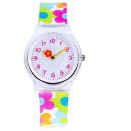 High Quality New Fashion Children Students Quartz Watches Kids Soft Waterproof Sports Heart Butterfly Wristwatches Xmas