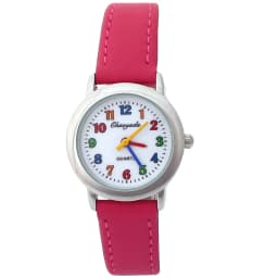 Colorful Dial Leather Watch 10 Colors Cute Lovely Quartz Wristwatch for Girls Boys Women Kids Cartoon Design Student Gift