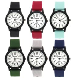 12 Colors Fashion Simple Quartz Sport Watches Japan Battery Quartz Wristwatch Women Man Watches Waterproof Clock New Style