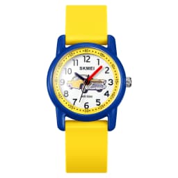 SKMEI 50M Waterproof Children's Quartz Watch Cartoon Watches Small Dial Muticolour Strap Sports Children's Kids Watches Gift