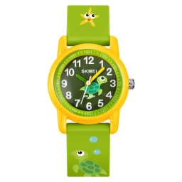 SKMEI 50M Waterproof Children's Quartz Watch Cartoon Watches Small Dial Muticolour Strap Sports Children's Kids Watches Gift