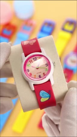 SKMEI 50M Waterproof Children's Quartz Watch Cartoon Watches Small Dial Muticolour Strap Sports Children's Kids Watches Gift