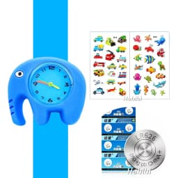 Boys Girls Watches Baby Kindergarten Party Gift Children Study Time Toy Wristwatches Slap Bracelet Clock Cartoon Kids Watches 22