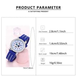 Football Children Cute Cartoon Primary School Students Watch Quartz 3D Stereoscopic Silicone Football Boys and Girls