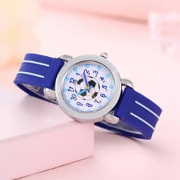 Football Children Cute Cartoon Primary School Students Watch Quartz 3D Stereoscopic Silicone Football Boys and Girls