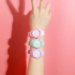 2026 Children's Watch Fashion Sports Quartz Watch Pink Digital Waterproof Boys Girls Kids Teenagers Students Clock Watches