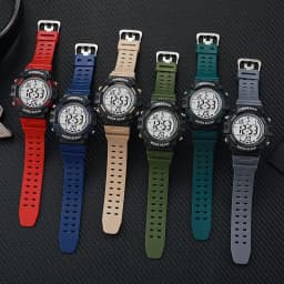 Waterproof Electronic Watch For Kids Men's Military Sports Watches Cool-light LED Digital Wristwatch Man Boys Student Teen Clock