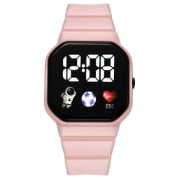 MAYZHISU Kids Watches LED Digital Kids Watch Silicone Strap Cartoon Electronic Wristwatch Sports Clock for Boys and Girls Gifts