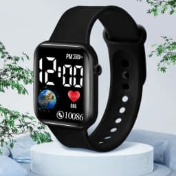 MAYZHISU Kids Watches LED Digital Kids Watch Silicone Strap Cartoon Electronic Wristwatch Sports Clock for Boys and Girls Gifts