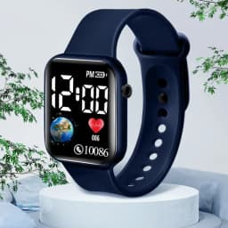 MAYZHISU Kids Watches LED Digital Kids Watch Silicone Strap Cartoon Electronic Wristwatch Sports Clock for Boys and Girls Gifts