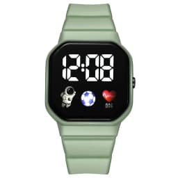 MAYZHISU Kids Watches LED Digital Kids Watch Silicone Strap Cartoon Electronic Wristwatch Sports Clock for Boys and Girls Gifts