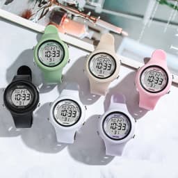 Multifunction Kids Watch Fashion Boys and Girls Student Electronic Wristwatch Alarm Clock Luminous college style Sports watch