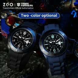 ZGO Transformers Kids Watch for Boys, Multifunctional Sports Waterproof Luminous Watch for Students, Gift 5371