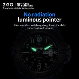 ZGO Transformers Kids Watch for Boys, Multifunctional Sports Waterproof Luminous Watch for Students, Gift 5371