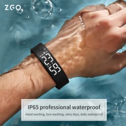 ZGO Electronic Digital Watches Student Sports Watch Pedometer Chronograph Waterproof Wristwatch Children Boys Girls 663X