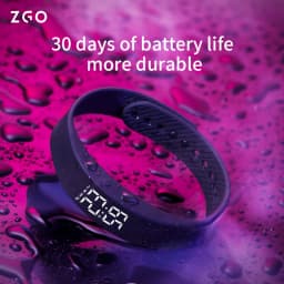ZGO Electronic Digital Watches Student Sports Watch Pedometer Chronograph Waterproof Wristwatch Children Boys Girls 663X