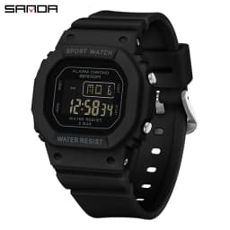 SANDA Boys Girls LED Digital Watch Children Sports Watch For Waterproof Electronic Watch Children Outdoors Casual Gift Watch