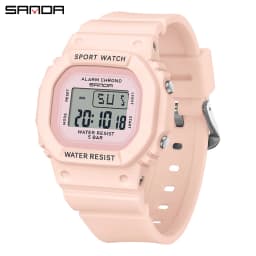 SANDA Boys Girls LED Digital Watch Children Sports Watch For Waterproof Electronic Watch Children Outdoors Casual Gift Watch