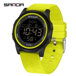 SANDA Children Fashion Digital Movement Teenager Students Hand Clock Trendy Water Resistant Outdoor Sports Mode Wrist Stop Watch