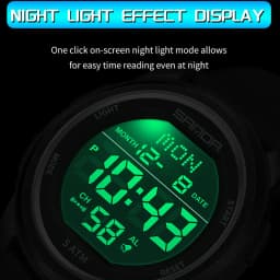 SANDA Children Fashion Digital Movement Teenager Students Hand Clock Trendy Water Resistant Outdoor Sports Mode Wrist Stop Watch