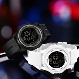 SANDA Children Fashion Digital Movement Teenager Students Hand Clock Trendy Water Resistant Outdoor Sports Mode Wrist Stop Watch