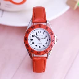 Chaoyada Children Boys Girls Colorful Leather Electronic Wristwatches Little Kids Waterproof Quartz Learn Time Watches Clock