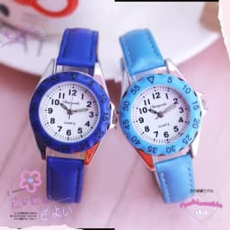 Chaoyada Children Boys Girls Colorful Leather Electronic Wristwatches Little Kids Waterproof Quartz Learn Time Watches Clock