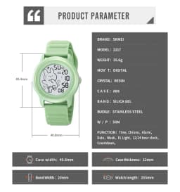 SKMEI 2217 Children Digital Color Shockproof Wristwatch for Boy Girl Sport Waterproof Colorful Kids Electronic Watch Clock 2218