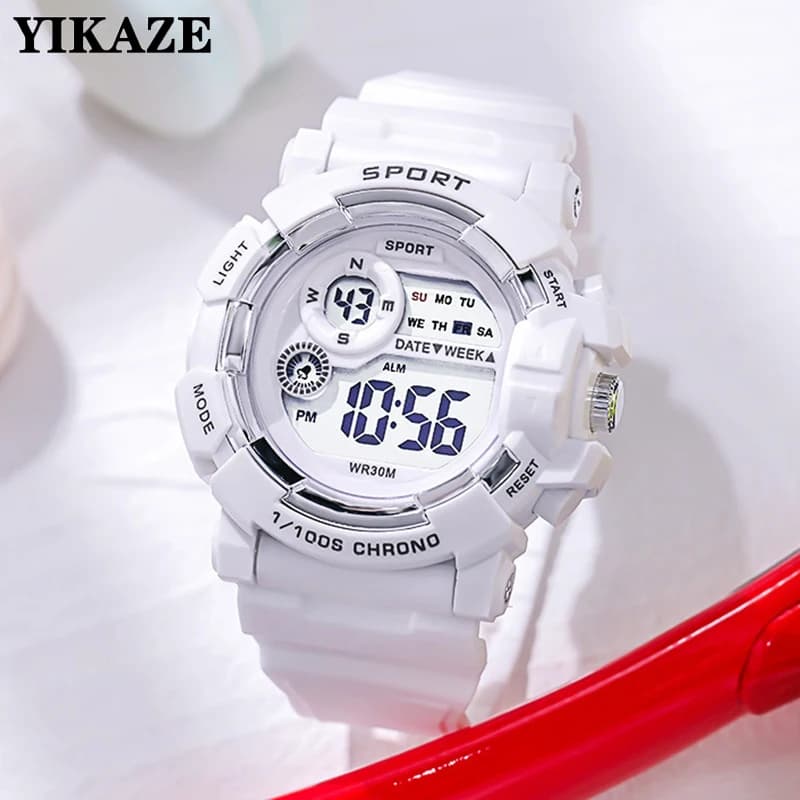 Kids Sports Watches Luminous Waterproof Student Sport Watch Alarm Clock Multifunction Boys and Girls Electronic Wristwatch Gifts