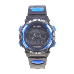 Waterproof Kids Boys Sports Multifunction Electronic LED Alarm Date Wrist Watch