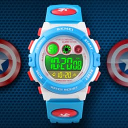 SKMEI 1451 Dropship Fashion Waterproof Children Boy Girl Watch Digital LED Watches  Alarm Date Sports Electronic Digital Watch