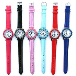 Hot Cute Boys Girls Quartz Watch Kids Children's Fabric Strap Student Time Clock Wristwatch Gifts Colorful Number Dial