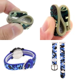 High Quality Fashion Camouflage Silicone Strap Quartz Watches for Boys Girls Kids Students - Digital Clocks