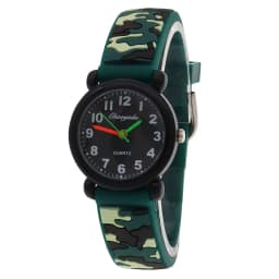 High Quality Fashion Camouflage Silicone Strap Quartz Watches for Boys Girls Kids Students - Digital Clocks
