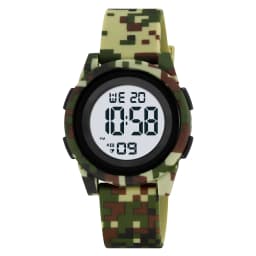 SKMEI Kids Digital LED Black Light Stopwatch Children Watch 50m Waterproof Wristwatches For Boys Girls Clock Alarm Clock 2429