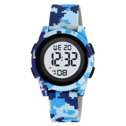 SKMEI Kids Digital LED Black Light Stopwatch Children Watch 50m Waterproof Wristwatches For Boys Girls Clock Alarm Clock 2429
