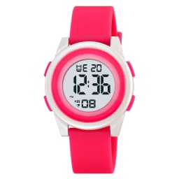 SKMEI Kids Digital LED Black Light Stopwatch Children Watch 50m Waterproof Wristwatches For Boys Girls Clock Alarm Clock 2429
