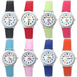 Girl Ladies Watch Kids Watches Leather Quartz Student Kids Colorful Children Wristwatch